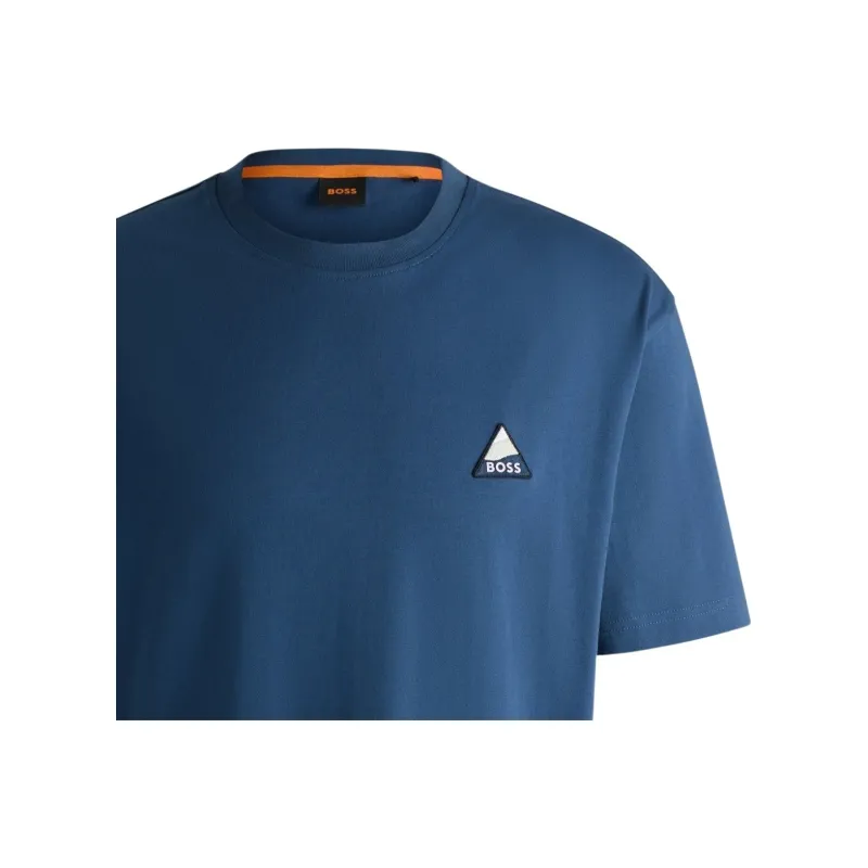 HUGO BOSS Logo patch T shirt-3