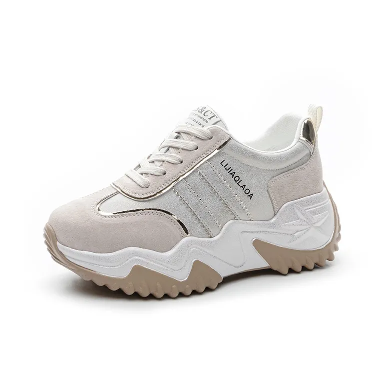 PLO CART Lightweight And Breathable Low Top Chunky Sneakers Women's-7
