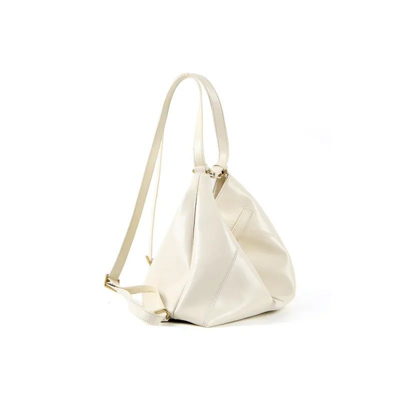 YOCAMU Waxed Cow Leather Tote Bag Shoulder Bag Large Size Women's Multicolor-9