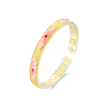 7℃ S999 Fine Silver Bangles Unisex