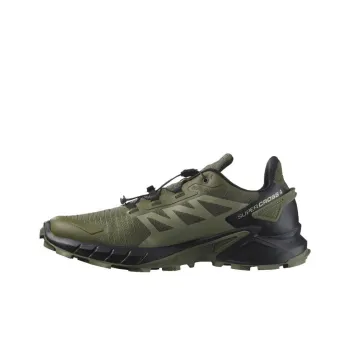 SALOMON Supercross 4 Wear-Resistant Low-Top Running Shoes Men's Green