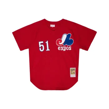 Mitchell Ness Mesh Bp Montreal Expos 1989 Tim Raines Authentic Jersey