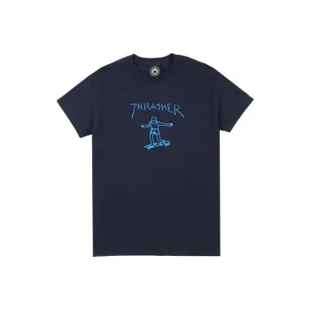 Thrasher T Shirt US Version Unisex Navy Blue