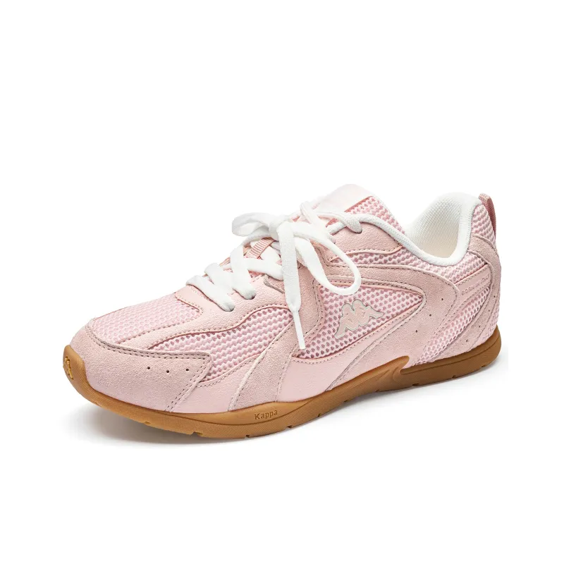 Kappa Back to Back Wear resistant And Lightweight Low Top Skateboard Shoes Women's Pink-9