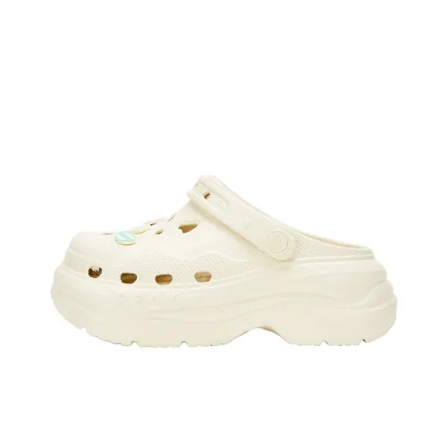 PEAK Pole Hole Shoes Clogs Women's Bean Khaki