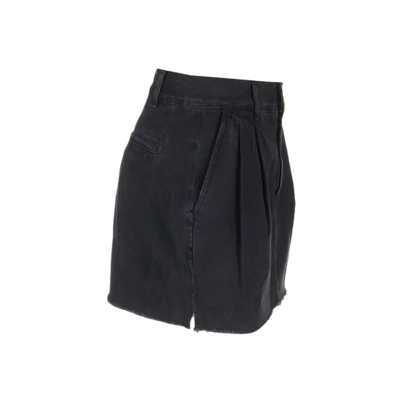 AGOLDE Becker Denim Mini Skirt-2