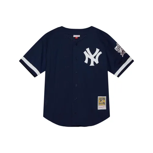 Mitchell Ness T-Shirts Men Blue