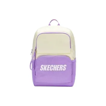 Skechers Fabric Backpack Unisex Marshmallow White