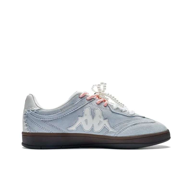 Kappa Tifo Back to Back Anti Slip Wear Resistant Low Top Skateboard Shoes Women's Blue-1