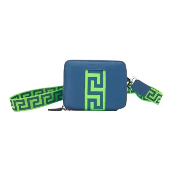 FANSIZHE Cow Leather Coin Purse Small Size Women's Blue