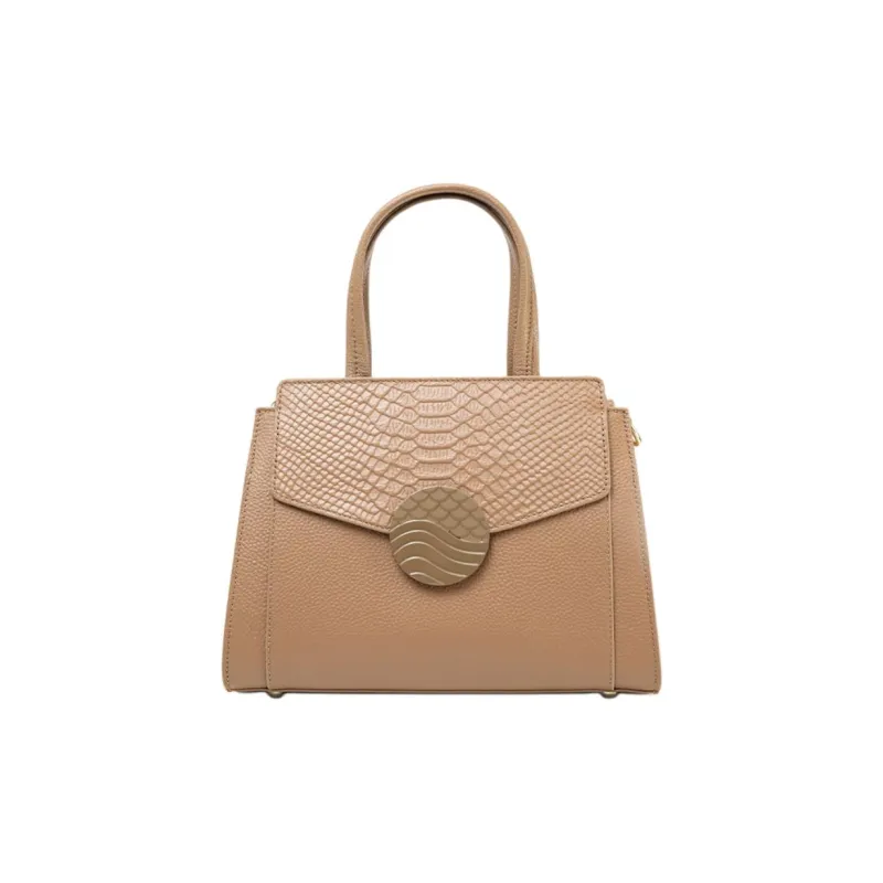 H YXIANG Top Grain Cow Leather Handbag Women's Multicolor-0