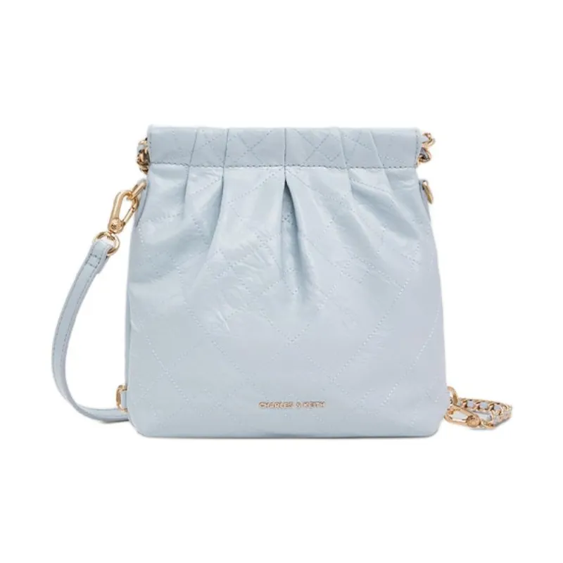 CHARLES&KEITH PU Backpack Shoulder Bag Regular Women's Blue-0