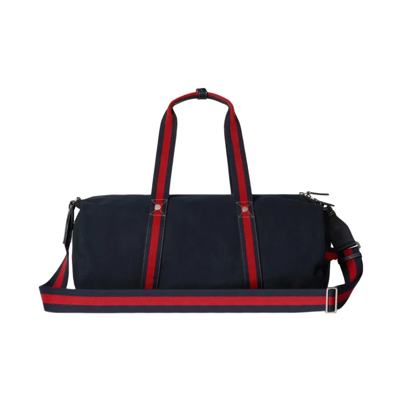 GUCCI Canvas Bag Travel Bag Men's Dark Blue-3