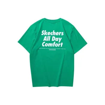 Skechers T Shirt Unisex Leaf Green