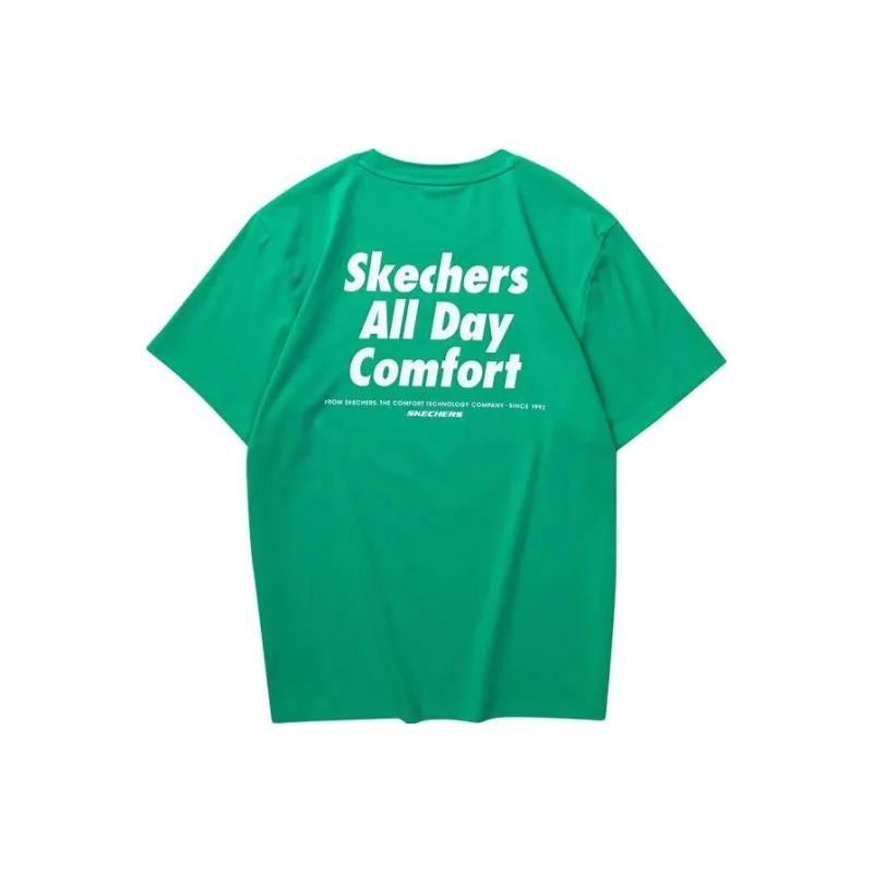 Skechers T Shirt Unisex Leaf Green-0