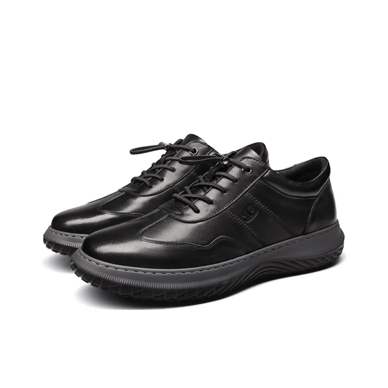 BEN SHERMAN Slip Resistant Low Top Casual Shoes Men's Black-1