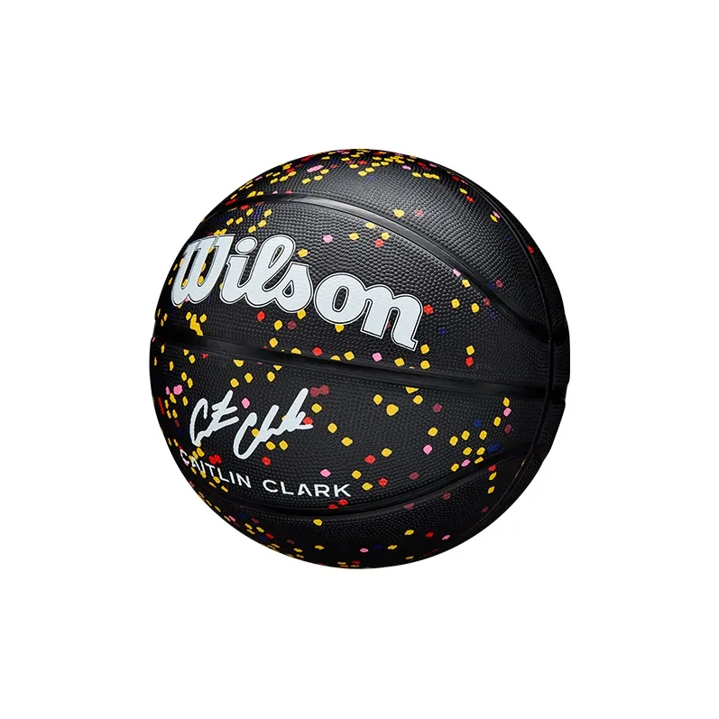 Wilson WNBA Collection Rubber Basketball Multicolor Polka Dot Size 5/6/7 Ball Training Unisex-1