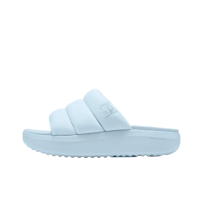 Skechers Abrasion Resistant Cushioning Slide Slippers Women's Light Blue-0