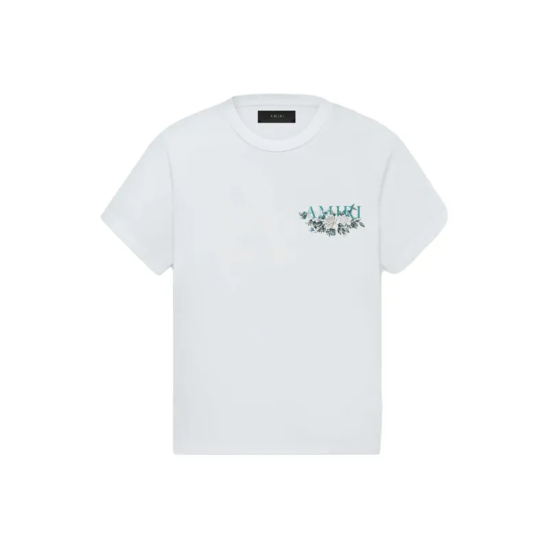 AMIRI Floral Logo Tee-0