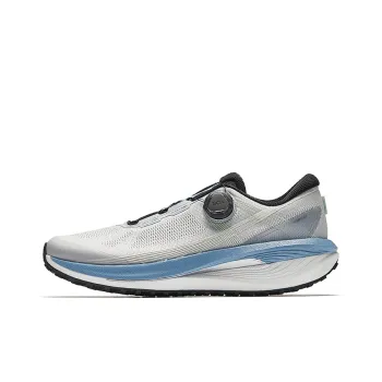 Anta Champion All Weather Series Cushioned Slip Resistant Low Top Casual Running Shoes Men's Gray Blue
