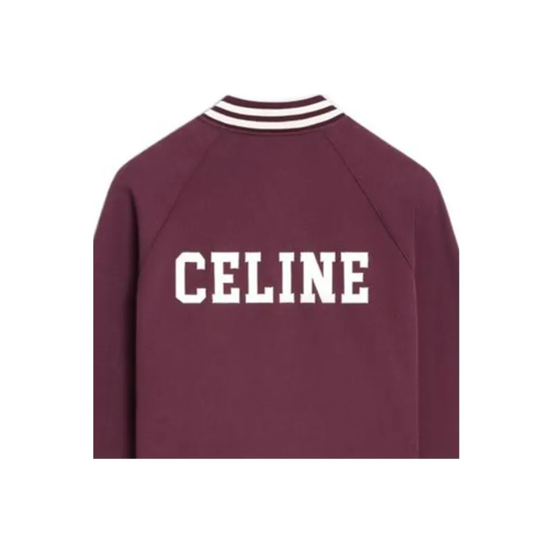 CELINE Baseball Jacket Men's Red-4