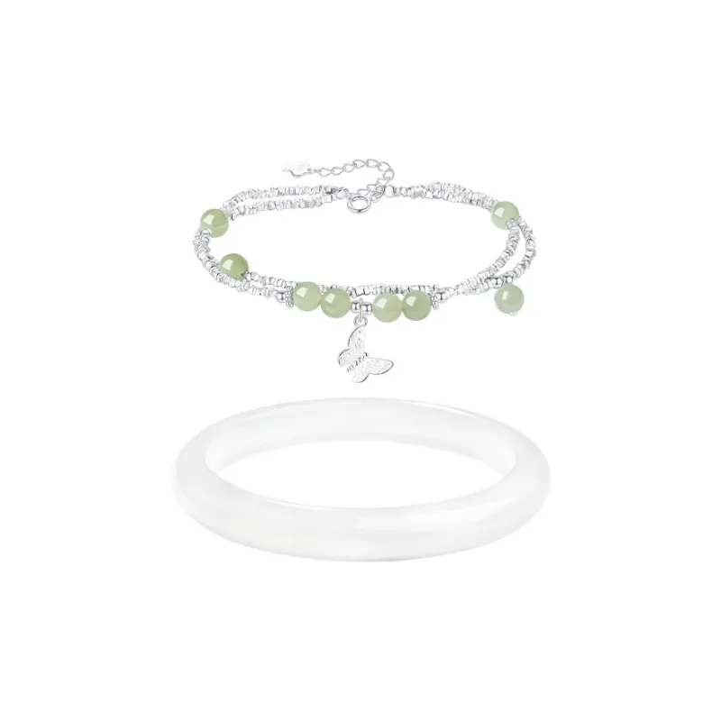CHOW TAI SENG Chalcedony Bangles Women's-6
