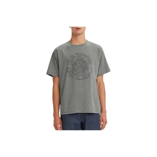 Levis logos/Levi's SS23 WellThread Series T-Shirts Men Gray
