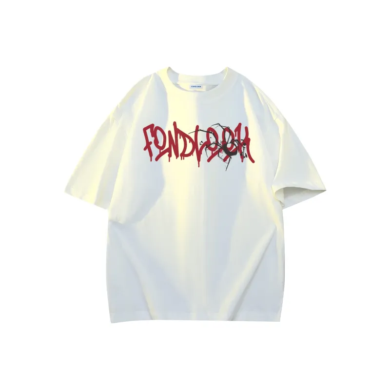 FONDLOOK T Shirt Unisex White Heather Gray Upgraded-3