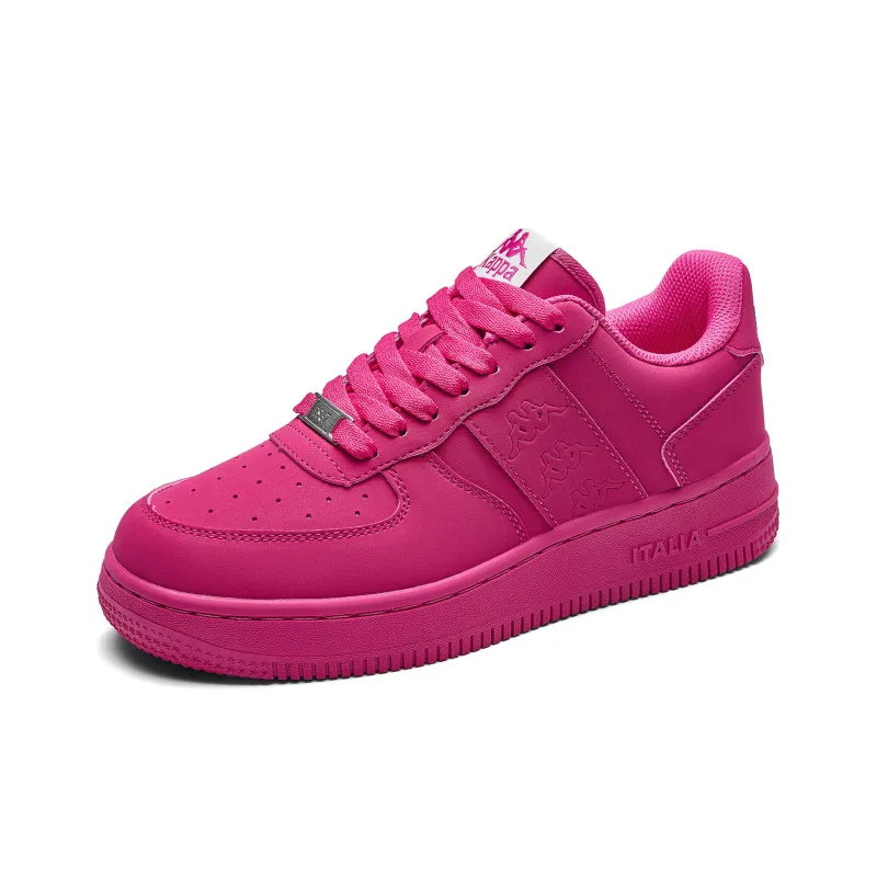 Kappa Anti-Slip Wear-Resistant Low-Top Skateboard Shoes Unisex Cherry Red-2