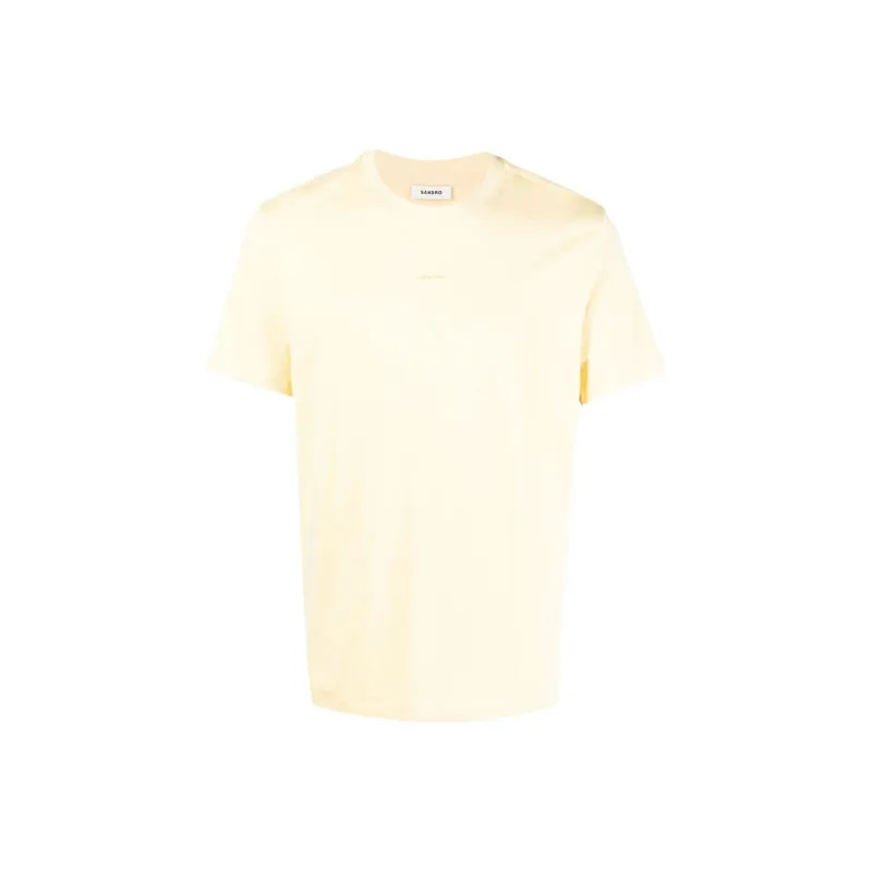 Sandro T-Shirts Men Yellow-0