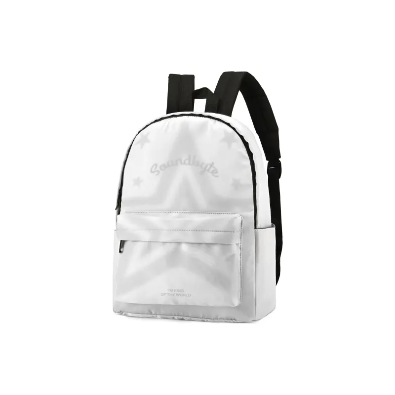 ONRF SOUNDBYTE Collaboration Polyester Backpack Laptop Bag Regular Unisex White-1