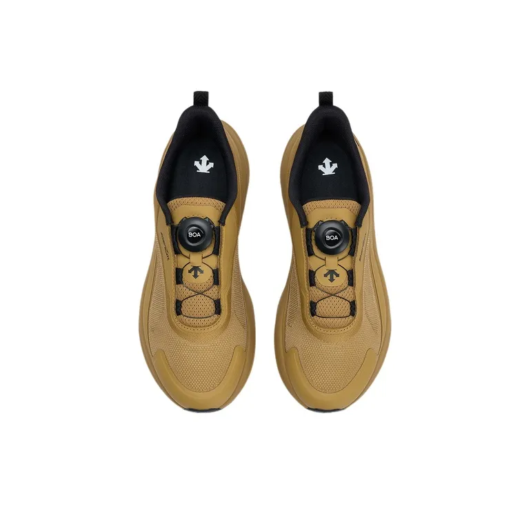 DESCENTE Enerzite Low Top Running Shoes Women's Yellow Brown-2