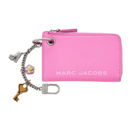MARC JACOBS Leather Wallet Women's Bowknot Pink