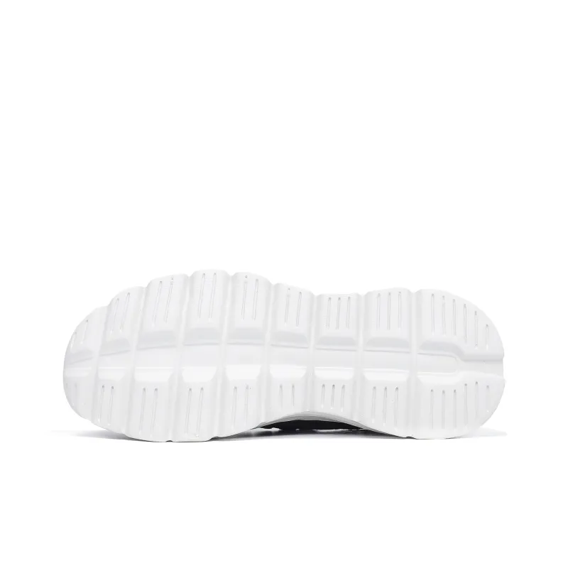 Singing Slip Resistant Breathable Low Top Casual Shoes Unisex Black White-5