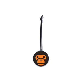 A BATHING APE Artificial Leather PU Mirror Pendant Unisex