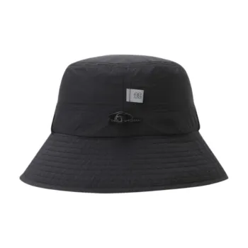 KOLON SPORT Nylon Recycled Polyester Bucket Hats Unisex Black