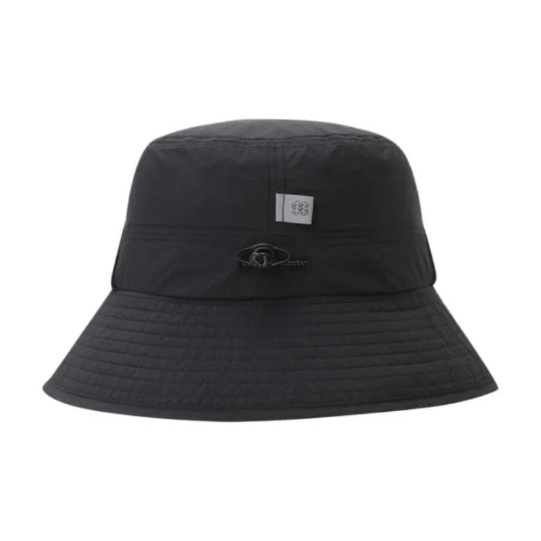 KOLON SPORT Nylon Recycled Polyester Bucket Hats Unisex Black-0