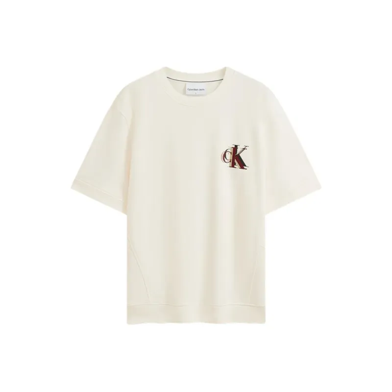 CALVIN KLEIN T Shirt Men's Ecru-0