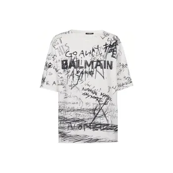 BALMAIN T Shirts Men White