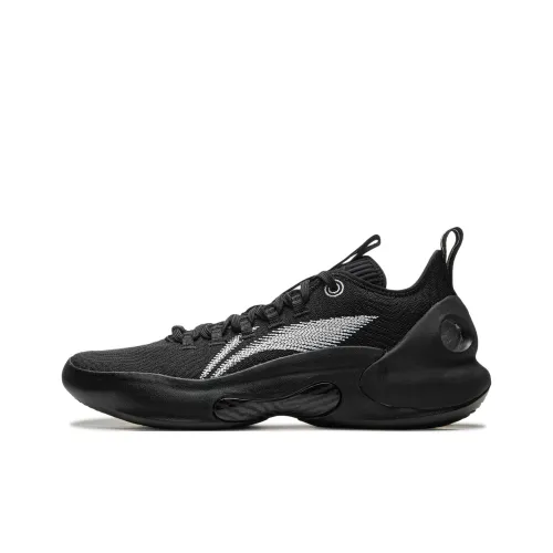 LiNing Charming ULTRA Cushioned Slip Resistant Abrasion Resistant Low Top Carbon Plate Basketball Shoes Men's Black
