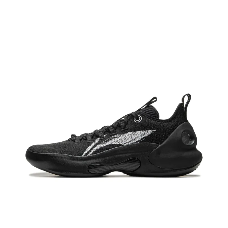 LiNing Charming ULTRA Cushioned Slip Resistant Abrasion Resistant Low Top Carbon Plate Basketball Shoes Men's Black-0