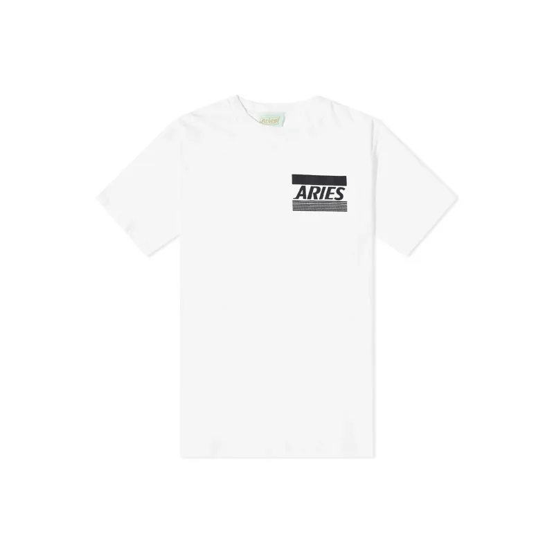 Aries T-Shirts Unisex White-0