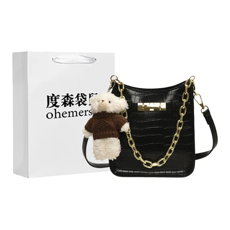 Dusen Kangaroo PU Crossbody Bag, Shoulder Bag Regular Women's Multicolor-6