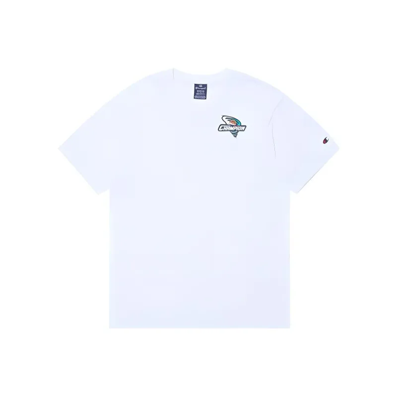 Champion T Shirts Unisex White-0