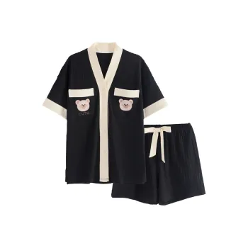 Urban Beauty Pajama Set Women's Black