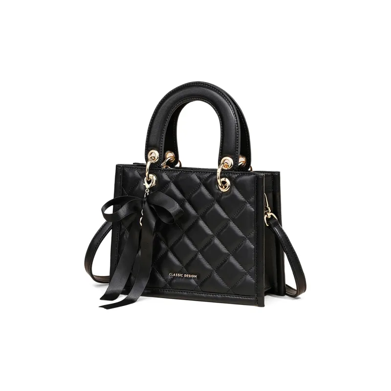COMELY Cow Leather Handbag Shoulder Bag Crossbody Bag Regular Women's Athenian Black-3