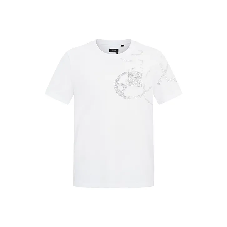 RARE Short Sleeved T Shirts Men's White-0