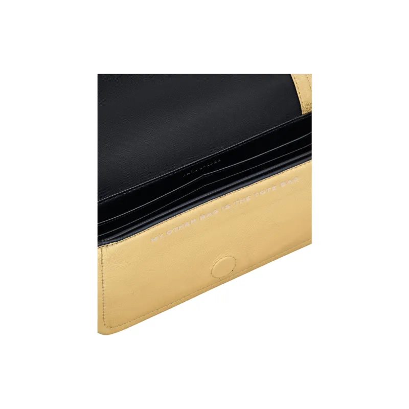 MARC JACOBS Metallic Leather Portable Crossbody Bag, Shoulder Bag Mini Women's Gold-2