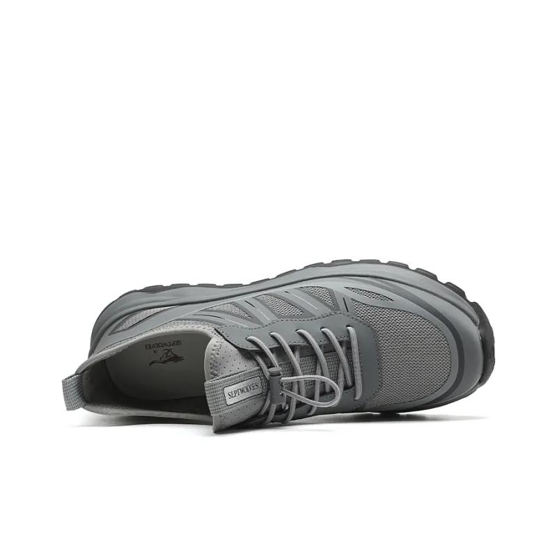 SEPTWOLVES Cushioning Lightweight Slip Resistant Low Top Breathable Mesh Face Shoes Men's HD-7