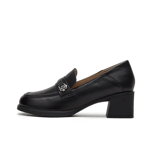 Rich Birds Chunky Heel High Heels Women's